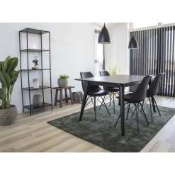 Krzesło Oslo czarne PU