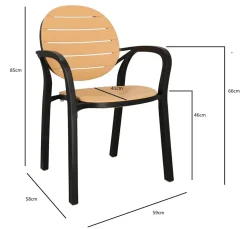 Krzesło Ottavio czarne