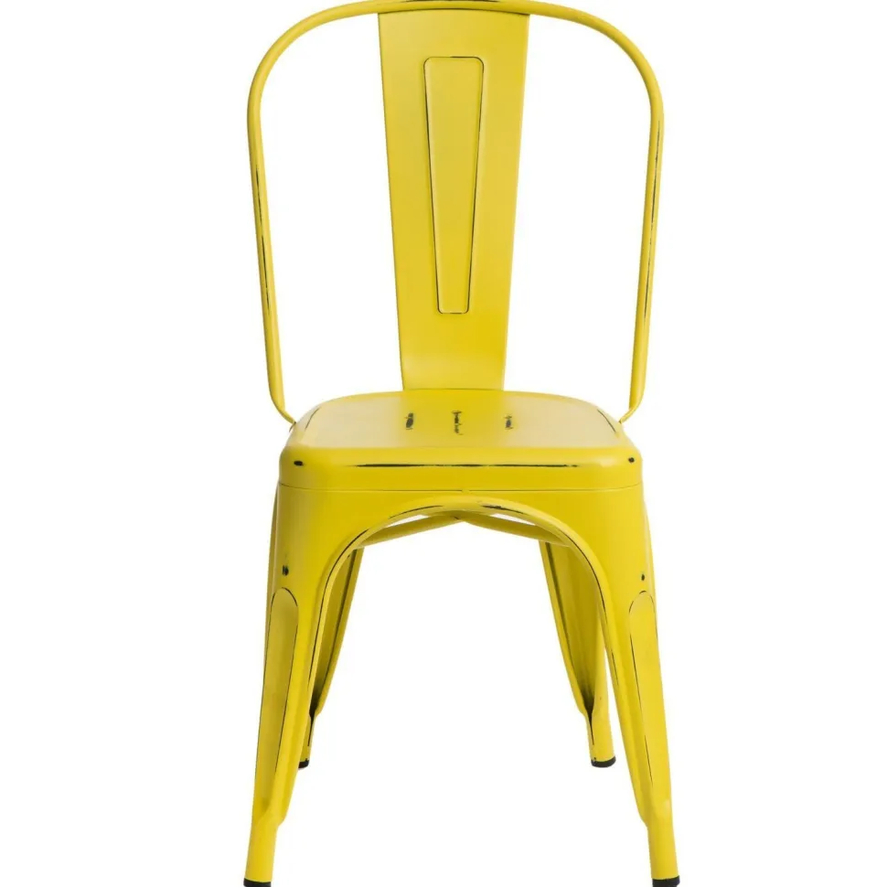 Krzesło Paris Antique żółte