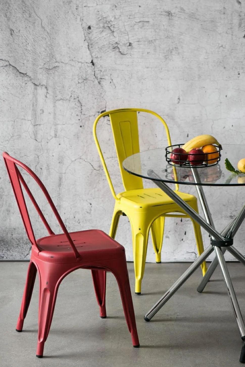 Krzesło Paris Antique żółte