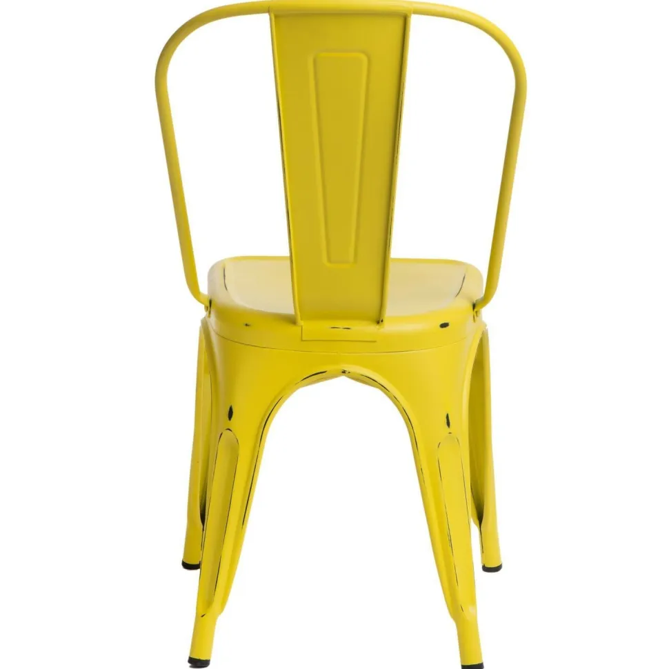 Krzesło Paris Antique żółte