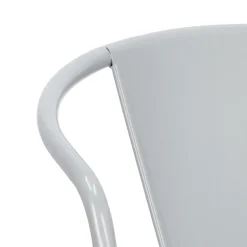 Krzesło Paris Arms szare inspirowane Tolix