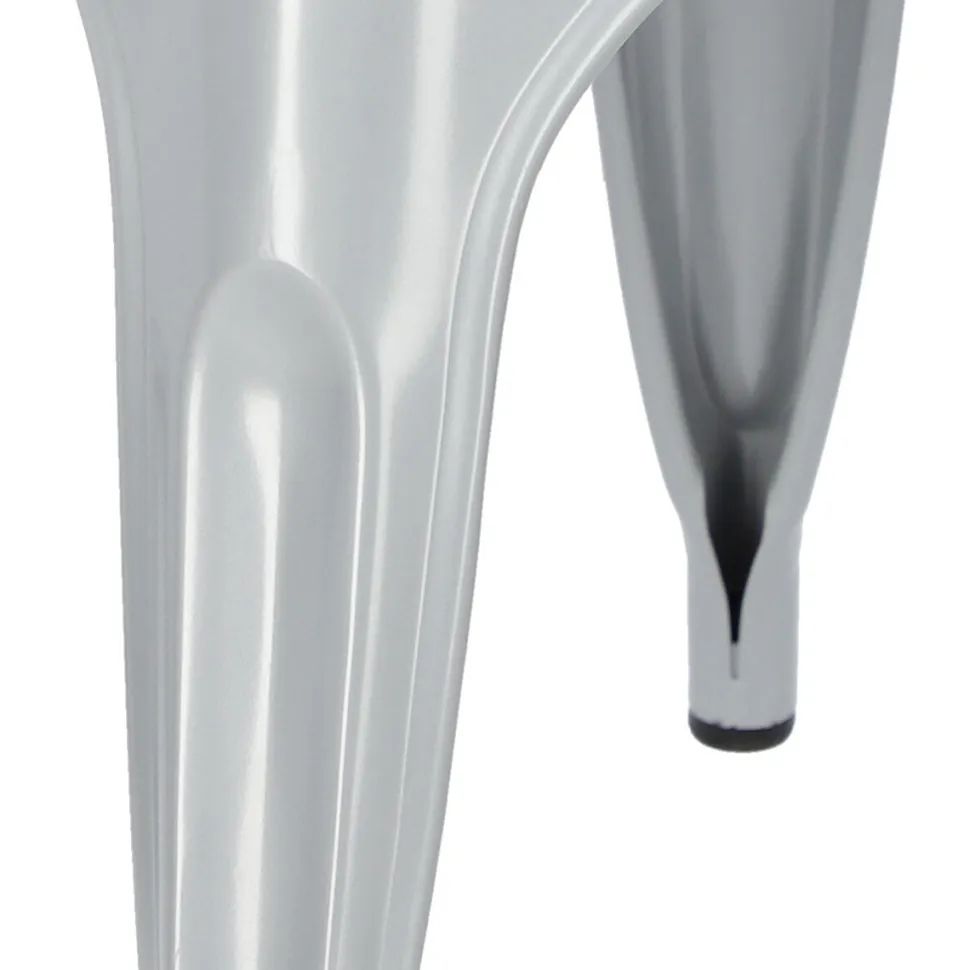 Krzesło Paris Arms szare inspirowane Tolix