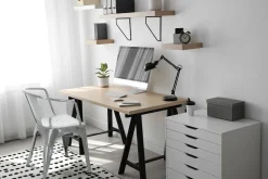 Krzesło Paris Arms szare inspirowane Tolix