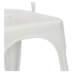 Krzesło Paris białe inspirowane Tolix