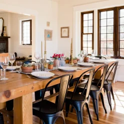 Krzesło Paris czarne inspirowane Tolix