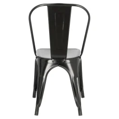 Krzesło Paris czarne inspirowane Tolix