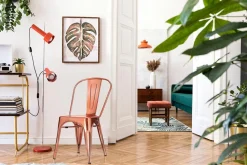 Krzesło Paris miedziane inspirowane Tolix