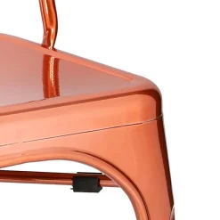 Krzesło Paris miedziane inspirowane Tolix