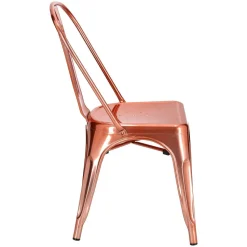 Krzesło Paris miedziane inspirowane Tolix
