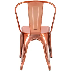 Krzesło Paris miedziane inspirowane Tolix