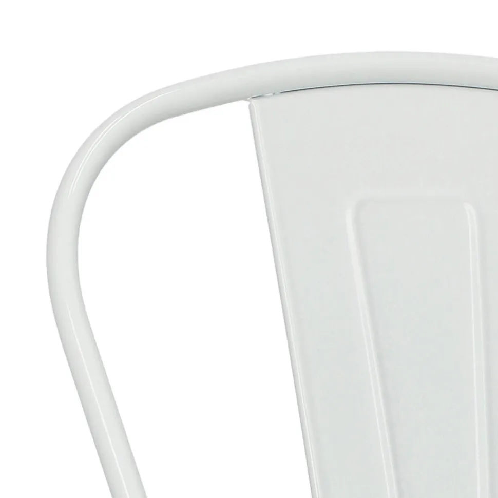 Krzesło Paris Wood białe sosna orzech