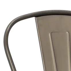 Krzesło Paris Wood metaliczne sosna orzech