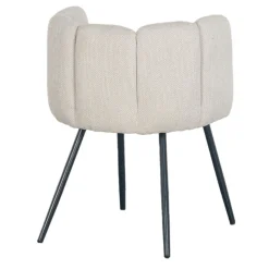Krzesło Paume beżowe tkanina