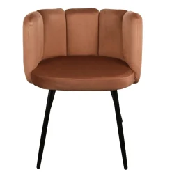 Krzesło Paume miedziane tkanina Velvet