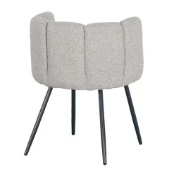 Krzesło Paume szare tkanina