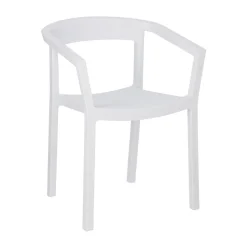 Krzesło Peach białe z tworzywa