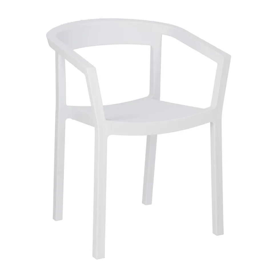 Krzesło Peach białe z tworzywa