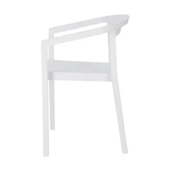 Krzesło Peach białe z tworzywa