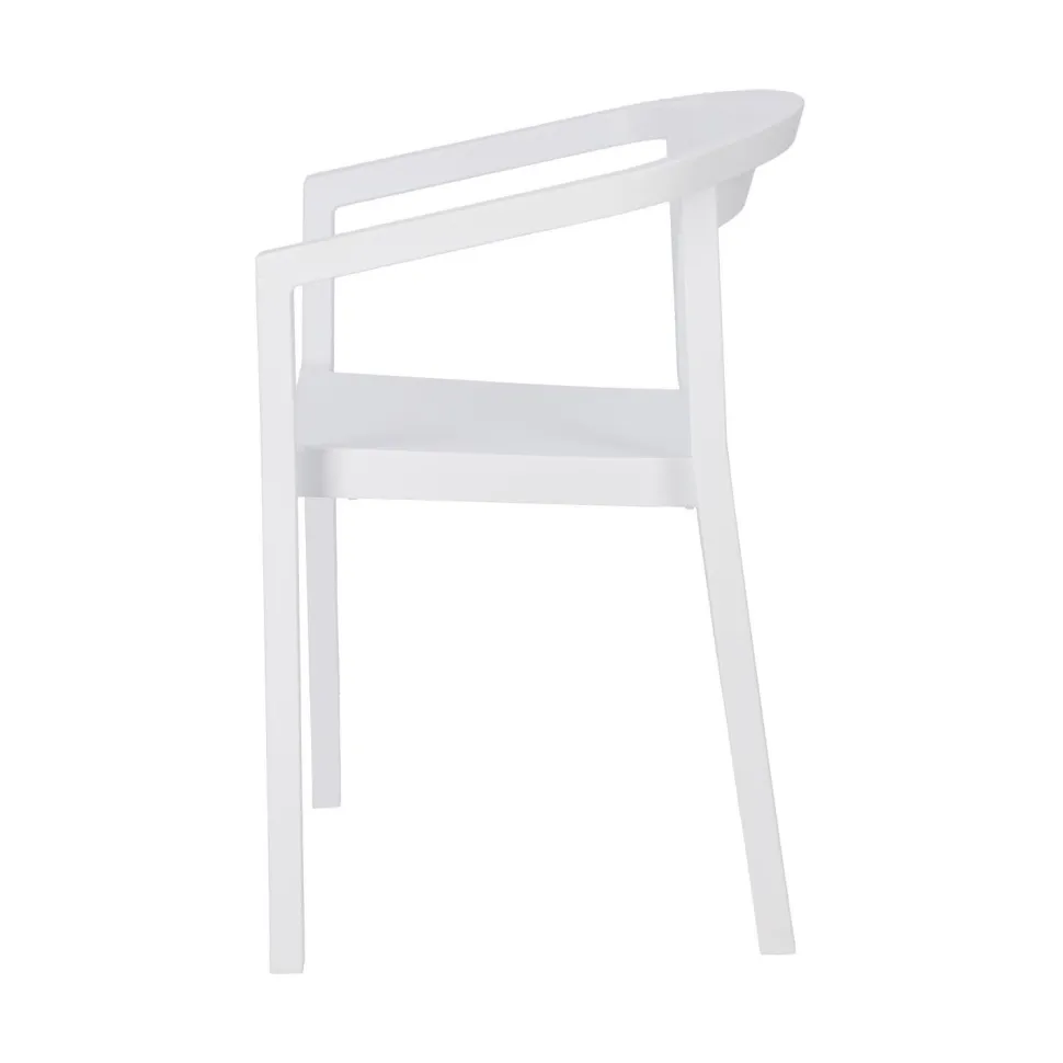 Krzesło Peach białe z tworzywa