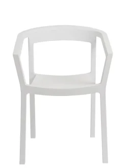 Krzesło Peach białe z tworzywa