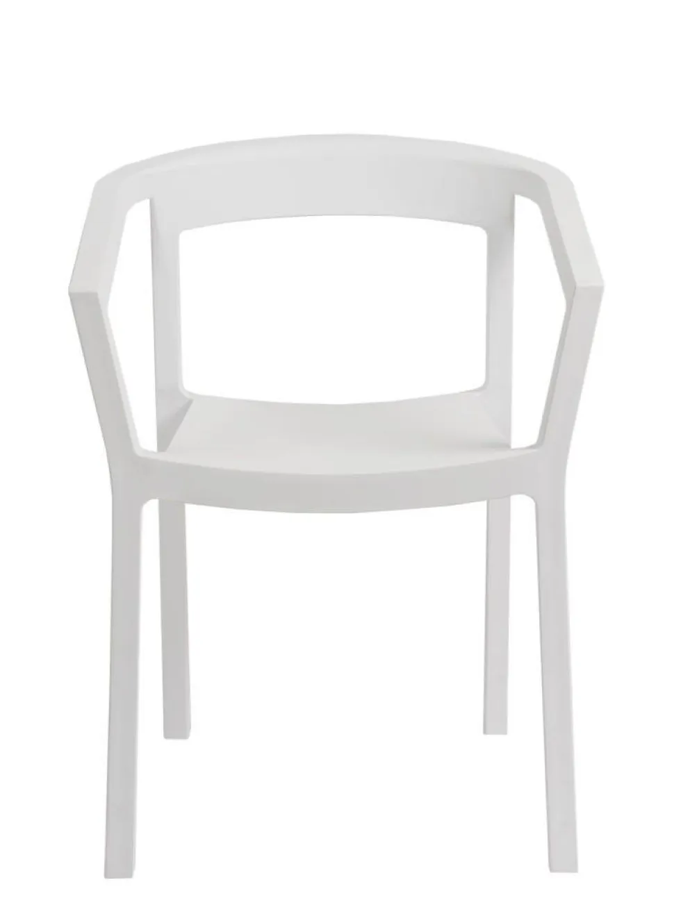 Krzesło Peach białe z tworzywa