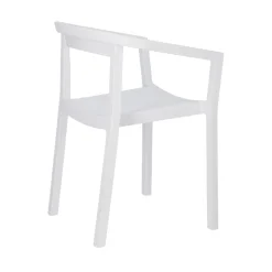 Krzesło Peach białe z tworzywa