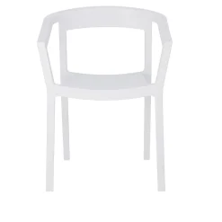 Krzesło Peach białe z tworzywa