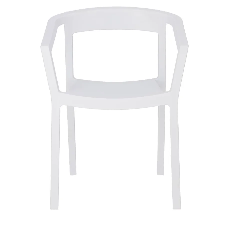 Krzesło Peach białe z tworzywa