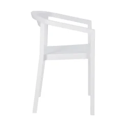 Krzesło Peach białe z tworzywa