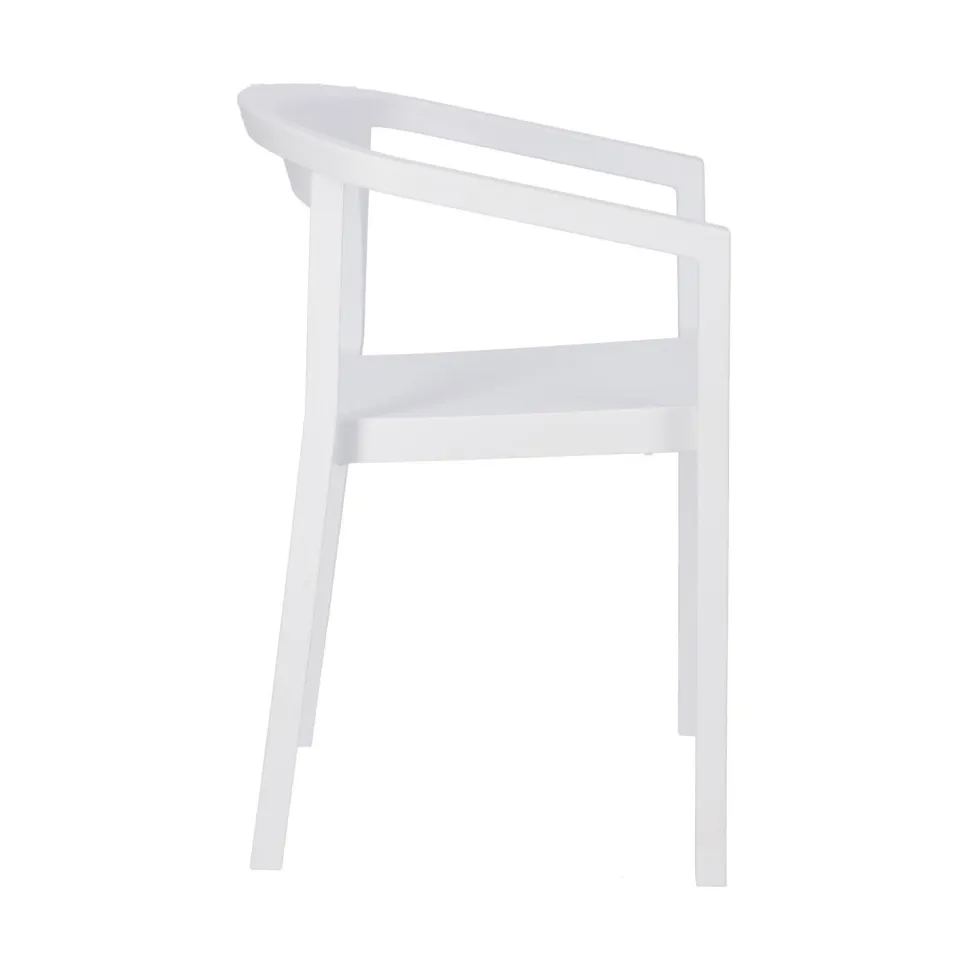 Krzesło Peach białe z tworzywa