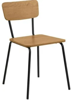 Krzesło Peru dąb/czarne