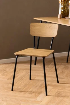 Krzesło Peru dąb/czarne