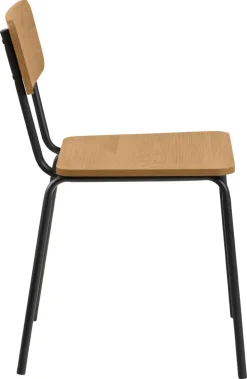 Krzesło Peru dąb/czarne