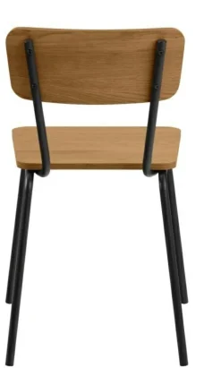 Krzesło Peru dąb/czarne