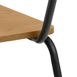 Krzesło Peru dąb/czarne