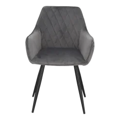 Krzesło Pico VIC szare tapicerowane