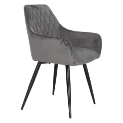 Krzesło Pico VIC szare tapicerowane