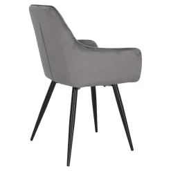 Krzesło Pico VIC szare tapicerowane