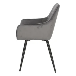 Krzesło Pico VIC szare tapicerowane