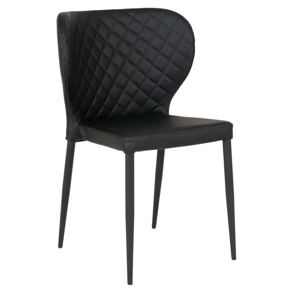 Krzesło Pisa czarne PU/ czarne