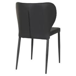 Krzesło Pisa czarne PU/ czarne