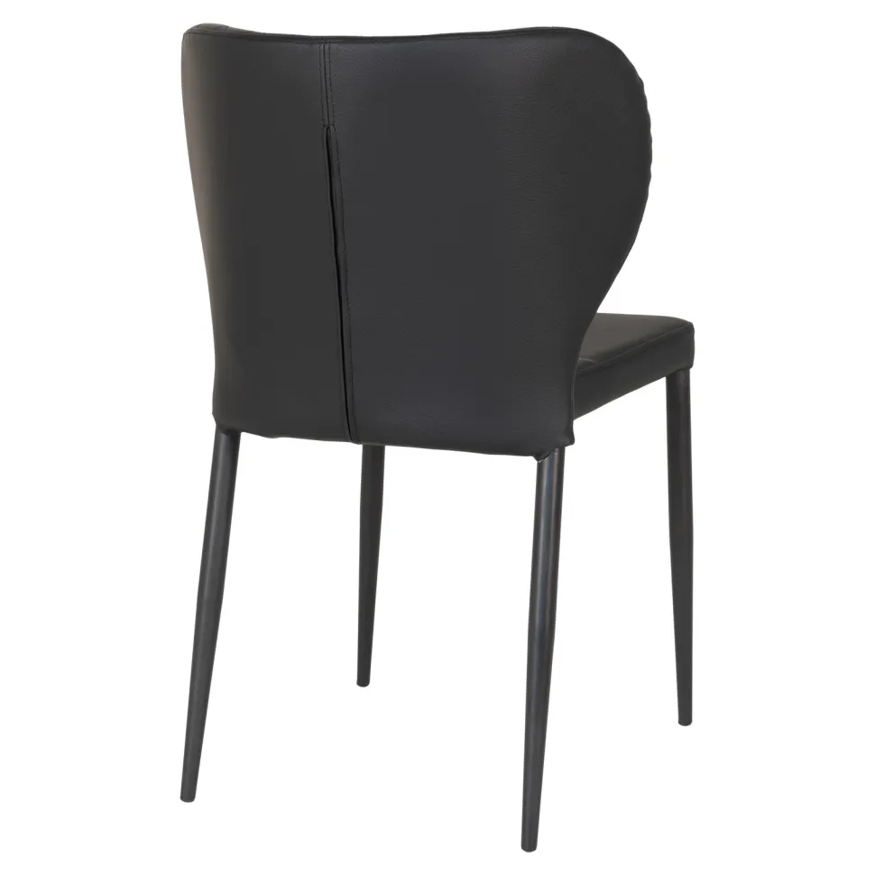 Krzesło Pisa czarne PU/ czarne