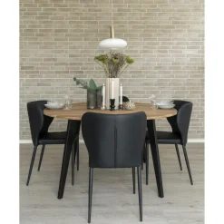 Krzesło Pisa czarne PU/ czarne