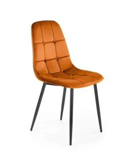 Krzesło Plein cynamonowe velvet