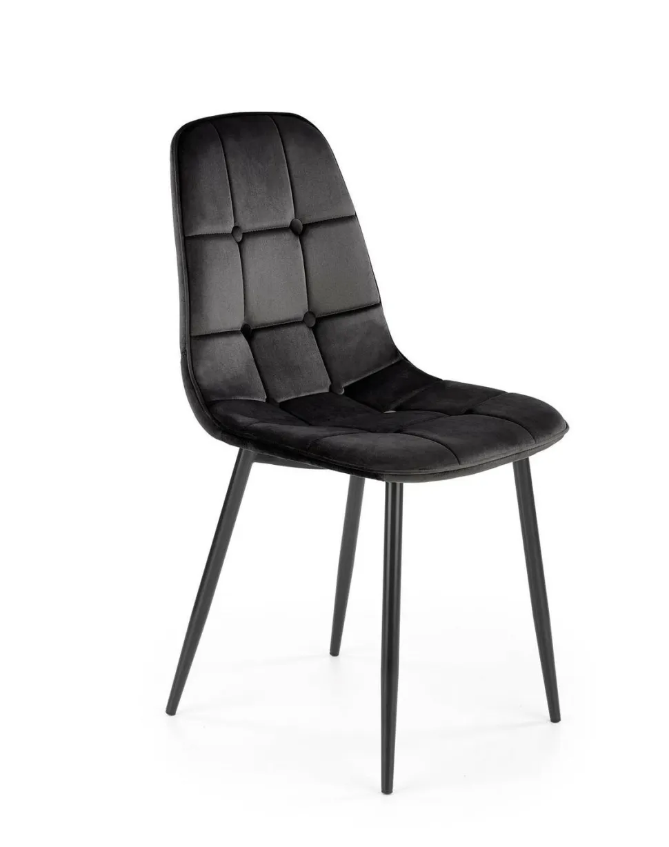 Krzesło Plein czarne velvet