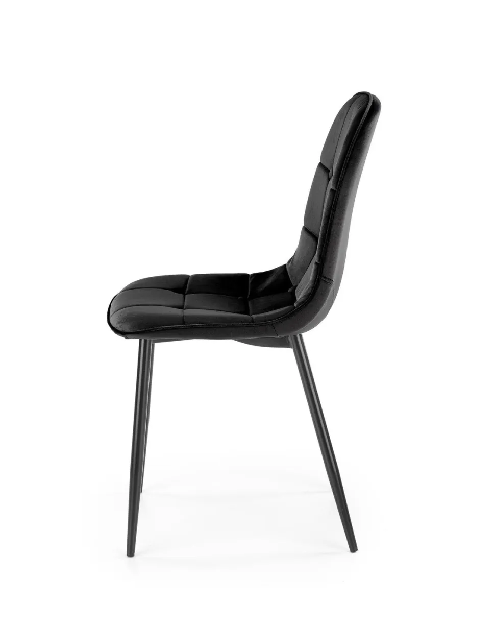 Krzesło Plein czarne velvet