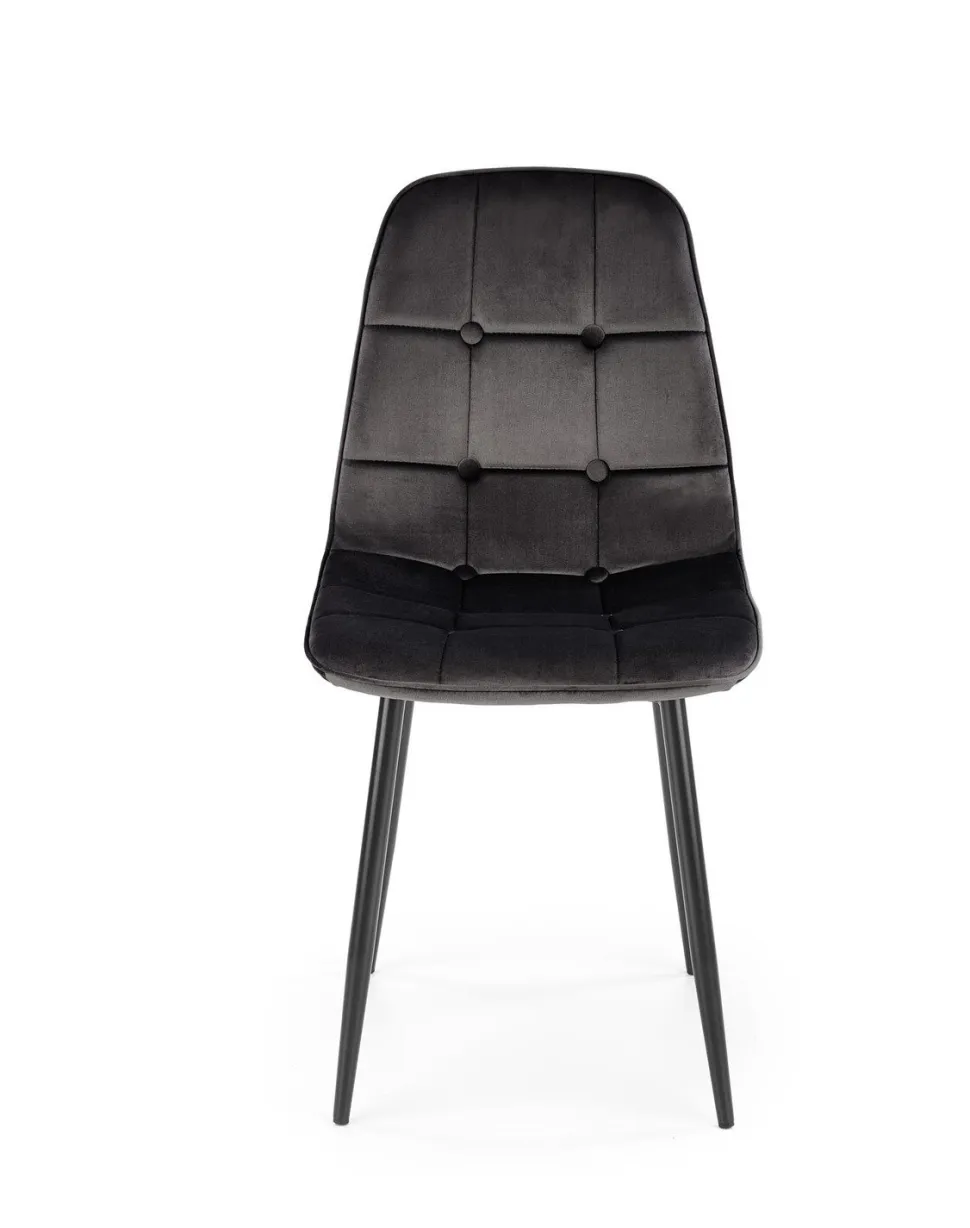 Krzesło Plein czarne velvet