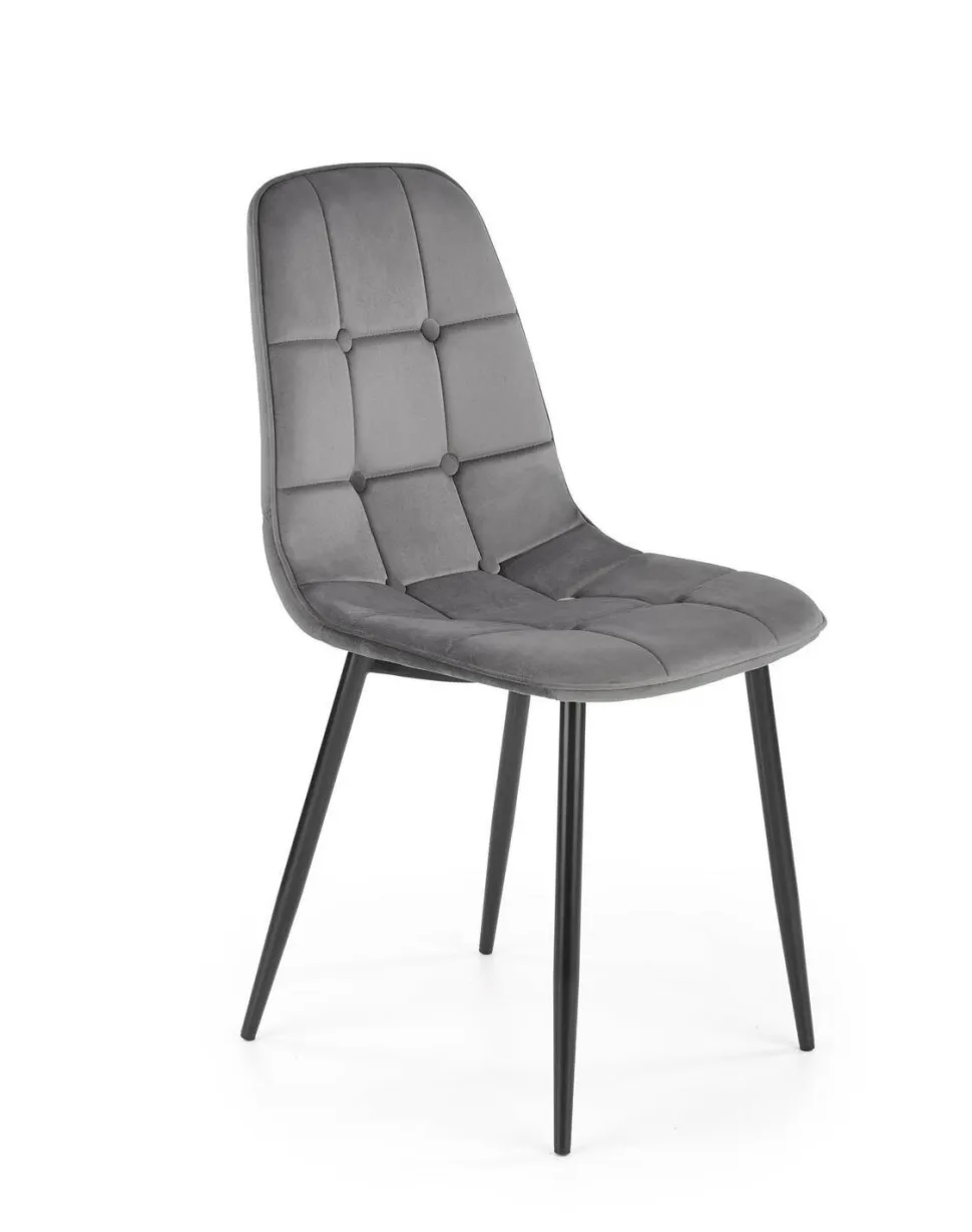 Krzesło Plein szare velvet