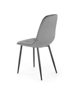 Krzesło Plein szare velvet